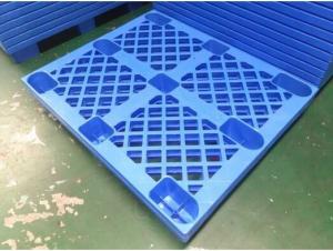  4 Way HDPE Plastic Storage Pallet For Variour Industries Lightweight Structure Manufactures
