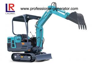  Compact Heavy Construction Machinery , Rubber Small Crawler Excavator Manufactures