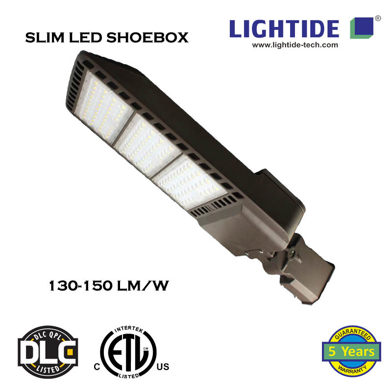  Slim LED Parking Lot Lights | Shoebox Lights 300W, 100-277vac, 5yrs warranty Manufactures