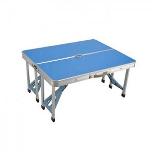  Anti UV Aluminum Foldable Outdoor Table With Stool 300lbs Concentrated Load Manufactures
