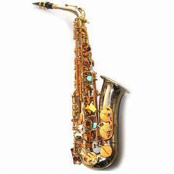  White Copper Alto Saxophone with Italy Made Pads and Spring, Like Selmer Paris Reference 54 Manufactures
