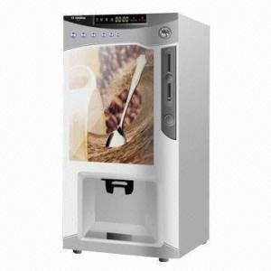  Coin-operated Coffee Vending Machine with 3 Hot Premixed Drinks and Cup Dispensers Manufactures