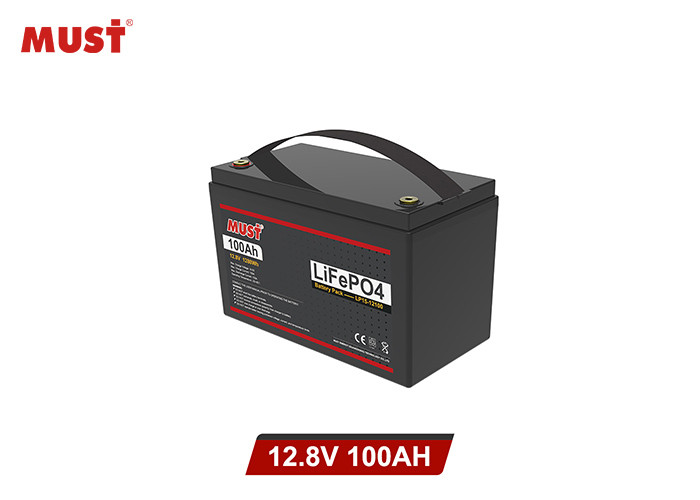  MUST Li Ion 12.8V Lithium Phosphate Rechargeable Battery , 120ah Lithium Manufactures