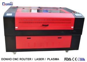  Red Protective Cover CO2 Laser Cutter , CNC Laser Cutting Machine For Acrylic Manufactures