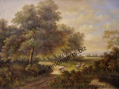  Landscape Oil Painting On Canvas For LP20 Manufactures