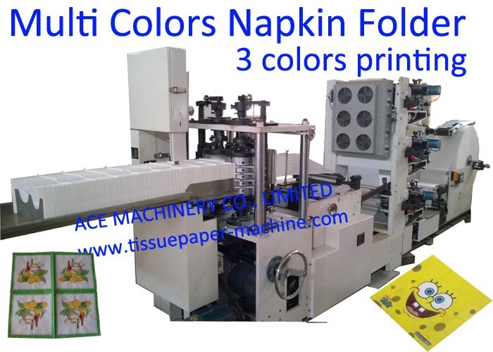  200 M/Min 3 Colors Paper Napkin Printing Machine Manufactures