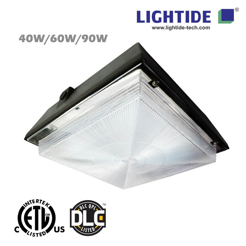  DLC Premium Fuel Pump Canopy LED Luminaires/LED Gas Station Light, 90W Manufactures