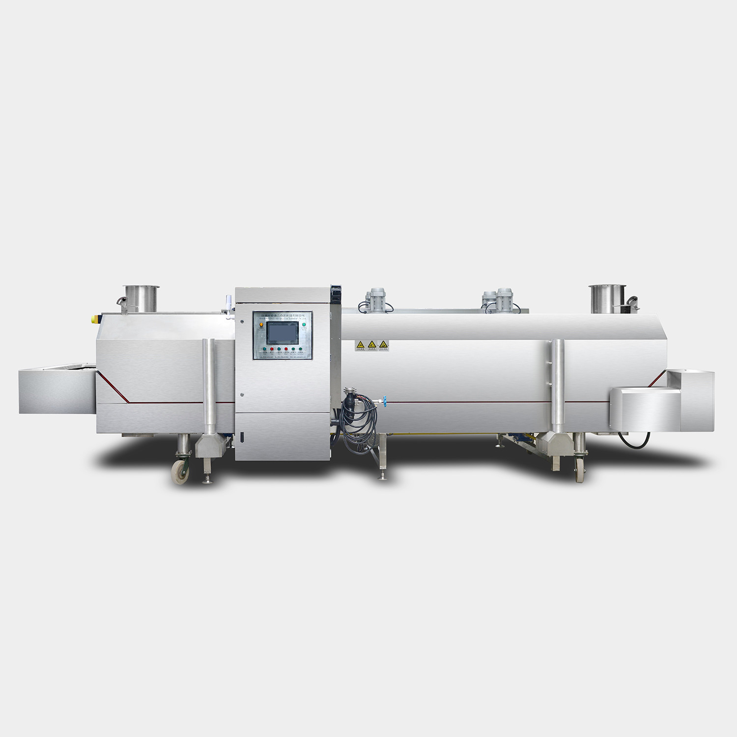  1200KG/H Liquid Nitrogen Tunnel Freezer Manufactures
