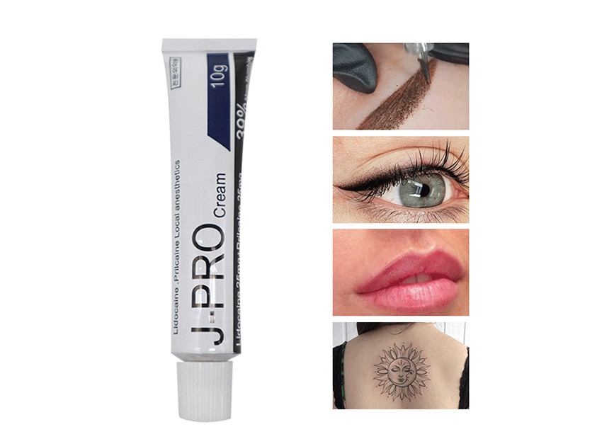  Permanent Makeup Tattoo Anesthetic Painless Numb Cream J-PRO For Eyebrow Eyeliner Lip Manufactures