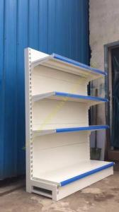  Wall Shelf And Island Gondola Supermarket Display Shelving / Rack Heavy Duty Manufactures