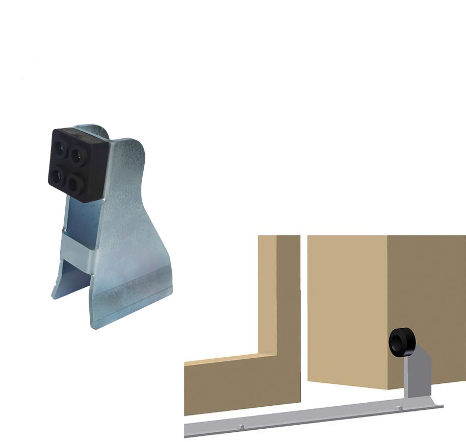  Adjustable Metal Gate Stopper Zinc Plated For Sliding Cantilever Manufactures