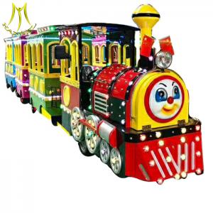  Hansel outdoor amusement park items battery power trackless train rides  electric Manufactures