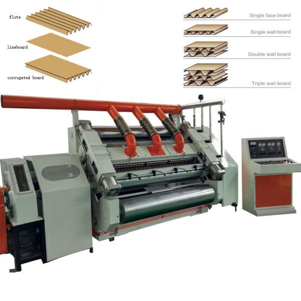 Quality 100m/Min Fingerless Single Facer Corrugated Machine for sale