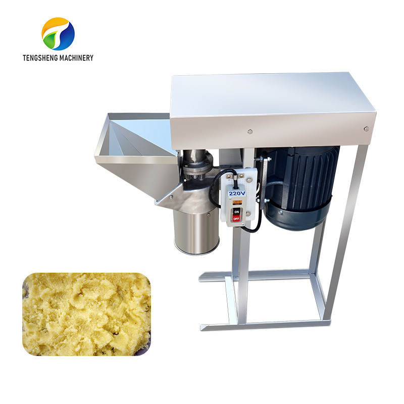  Silvery Single Tube Capsicum Potato Masher Machine , Ginger And Garlic Paste Making Machine Manufactures