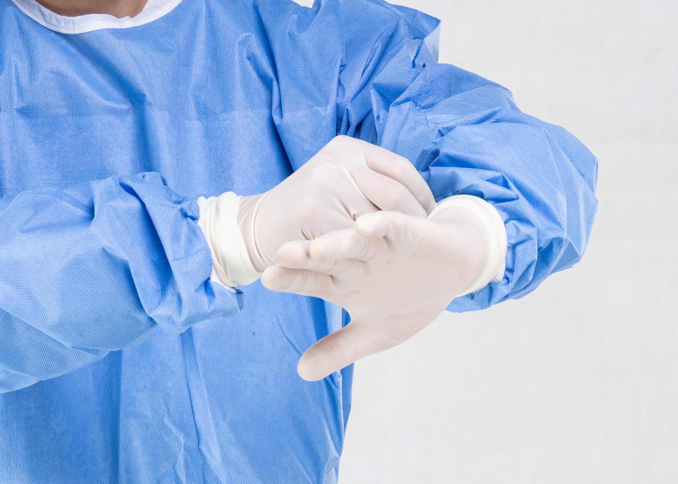Buy cheap Surgical Disposable Hand Gloves Latex Rubber Gloves With Textured Or Smooth from wholesalers
