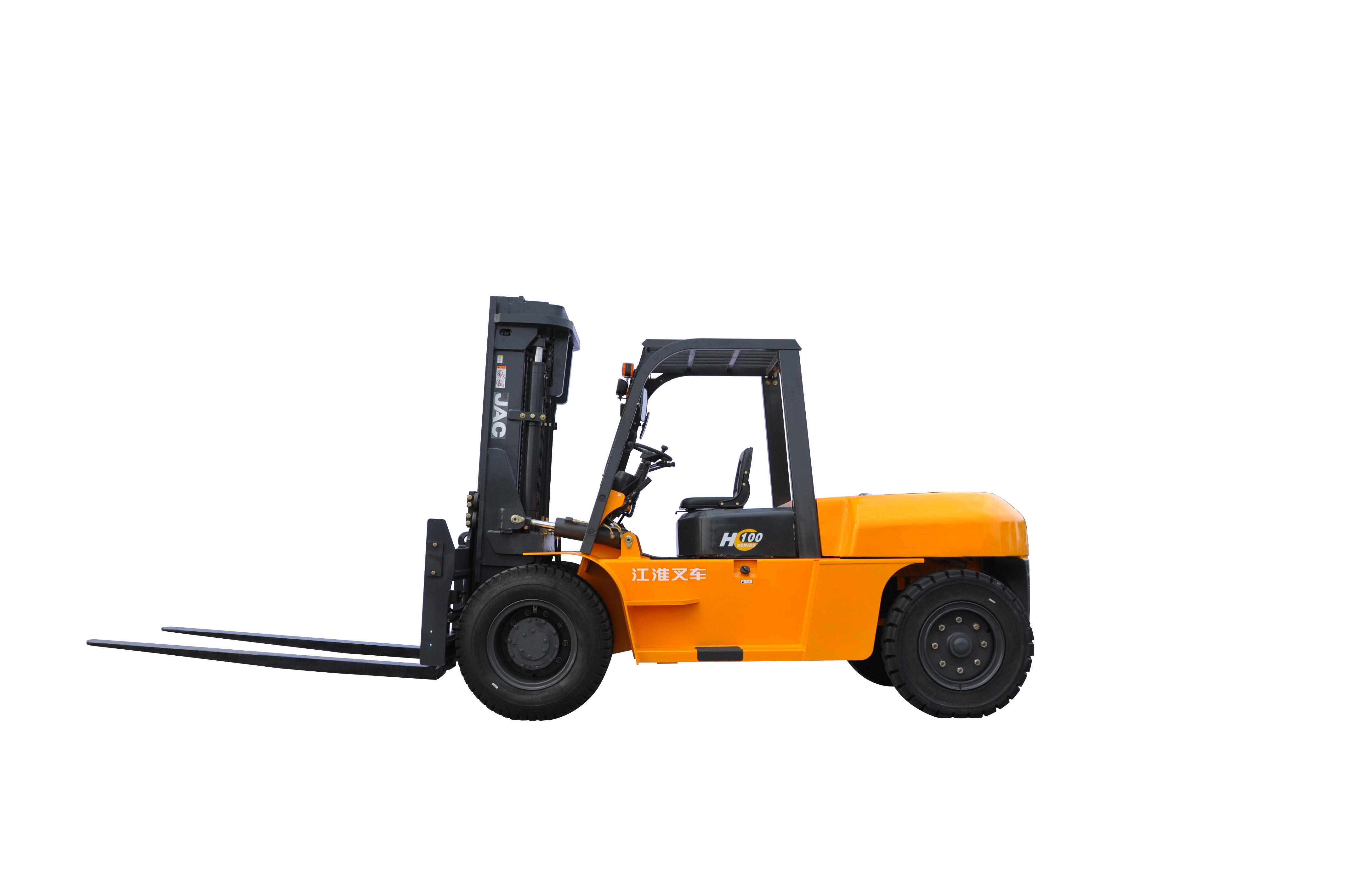  Small Turning Radius 10 Ton Forklift , Large Capacity Industrial Counterbalance Forklifts Heavy Equipment Forklift Manufactures