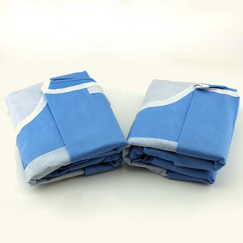  Disposable Surgical Sterile Reinforced Surgical Gown Unisex ISO13485 Manufactures