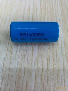  ER14335 battery 3.6V 2/3AA Lithium Thionyl Chloride Battery ER14335M 1200mah Manufactures