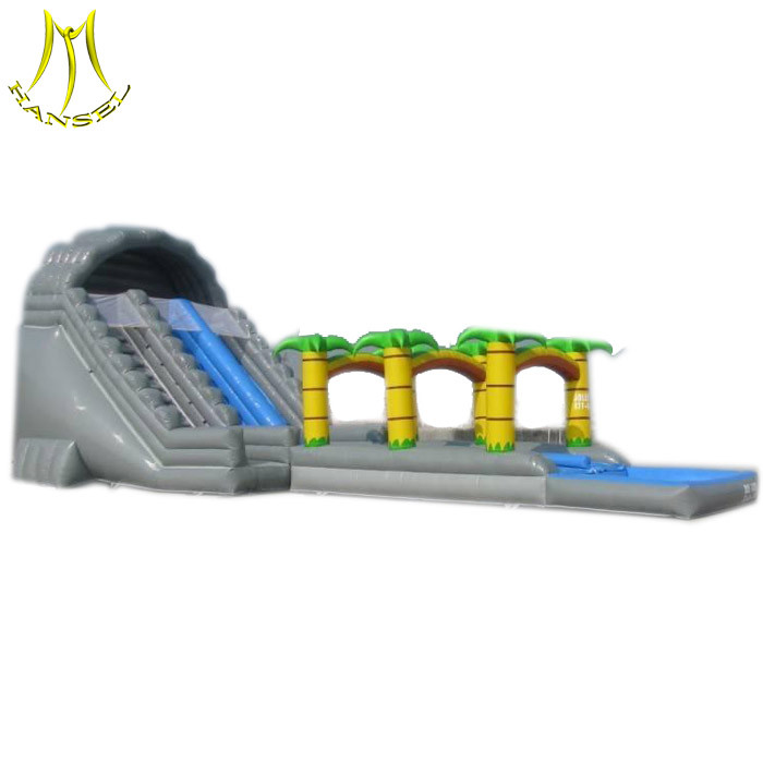  Hansel cheap wholesale giant inflatable air track water slide for kids and adults Manufactures