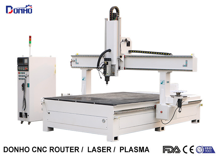  Styrofoam Model Engraving 4 Axis CNC Router Machine With T-slot Table HSD Spindle Manufactures