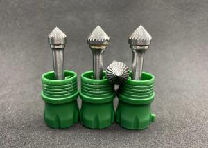  Industrial Cone Carbide Burr Set Tree Shape Carbide Rotary Bits With Radius Pointed End Manufactures