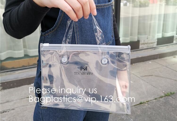  Women Gender and Casual Tote Shape large capacity clear PVC Beach Bag,Tote Bag Clear Transparent Shopping Bag For Women Manufactures