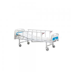  Stainless Steel Frame  Simple Single Crank Manual Care Bed Manual Hospital Bed Manufactures