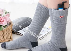 Battery heated socks/cordless socks/powered electric socks Li-ion Battery Manufactures