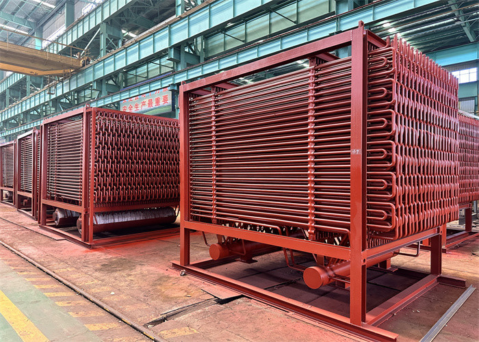  Serpentine Tube SA210A1 Boiler Economizer With Manifolds Header High/Low Temperature Manufactures