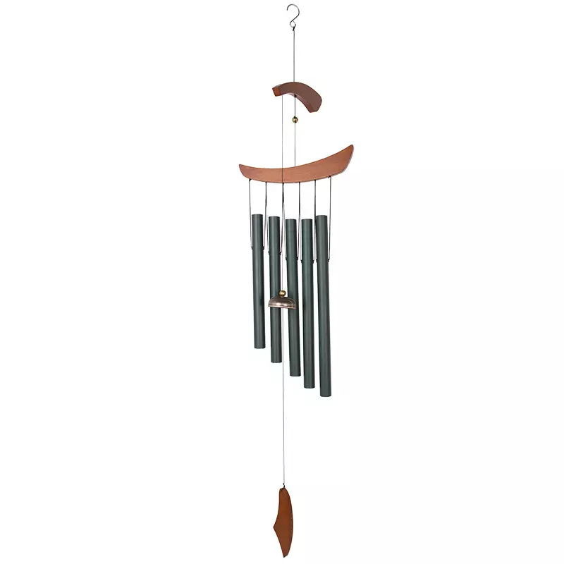  Retro Style Length 100cm Metal Wind Chime , 5 Rod Wind Chime Optional Color Manufactures