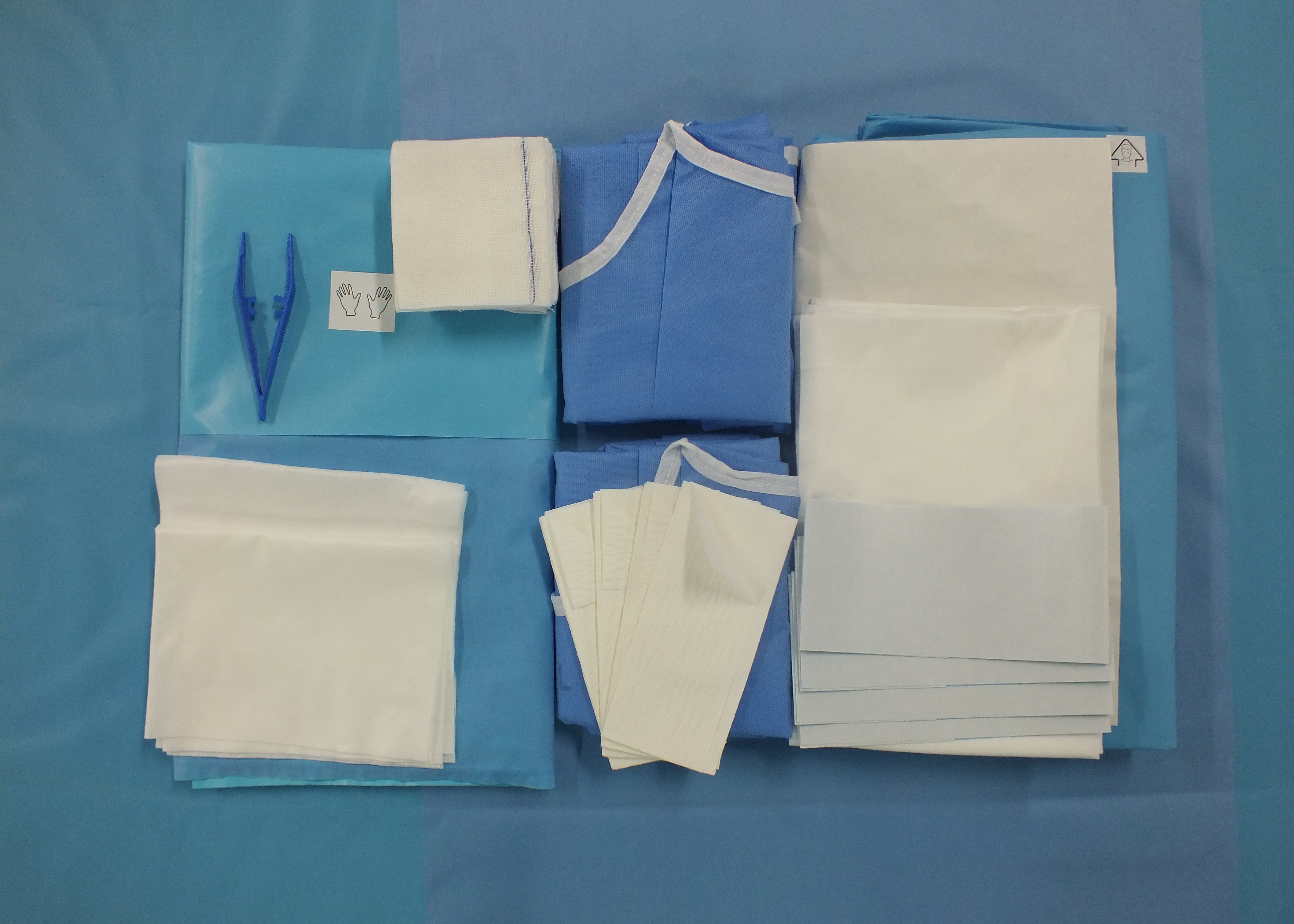  Surgeon Caesarean Disposable Surgical Packs Non Woven C Section Drape Included Manufactures