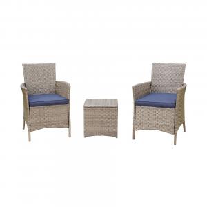  Waterproof Lounge Seater Bistro Table And Chairs Set Wicker Sofa Sets Manufactures