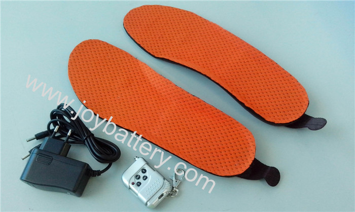  Hot sale electric heating insole with 1650mAh Li-polymer battery Manufactures
