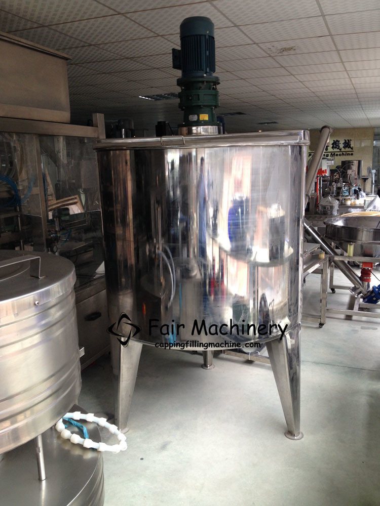  0.6mpa ISO PLC Syrup Mixing Machine , 1500bags/Hour Cosmetic Mixing Machine Manufactures