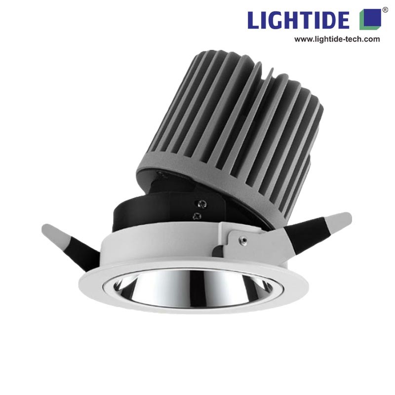  7" Recessed LED Down lights, Adjustable direction, CREE 40W, 85-265VAC, 15/24/38 deg. 3 yrs Warranty Manufactures