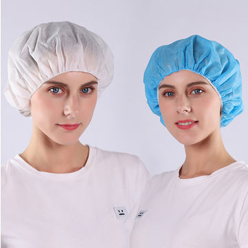  Waterproof Anti Dust 5gsm 19 Inches Disposable Bouffant Cap Manufactures