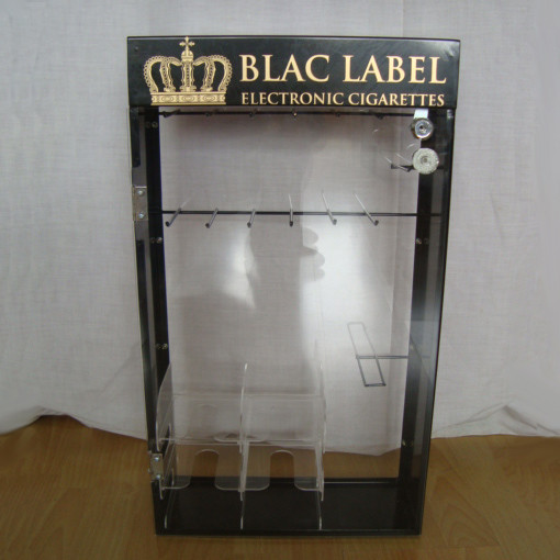  Counter top Acrylic Cigarette Display Stand With Locked Door Manufactures