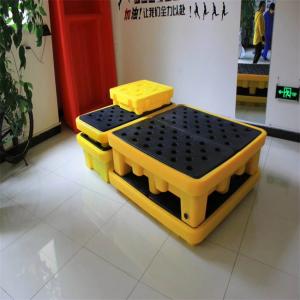  10000 Shots HDPE Roto Molded Plastic Pallets Single Faced 70L Manufactures