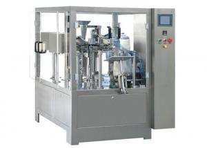  Shaped Bag Filling Sealing Premade Pouch Machine 2.2 Kw Power CE Certification Manufactures