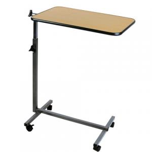  Tiltable Surface 700mm 1010mm Hospital Bed Tray Table Over Bed Food Table Manufactures