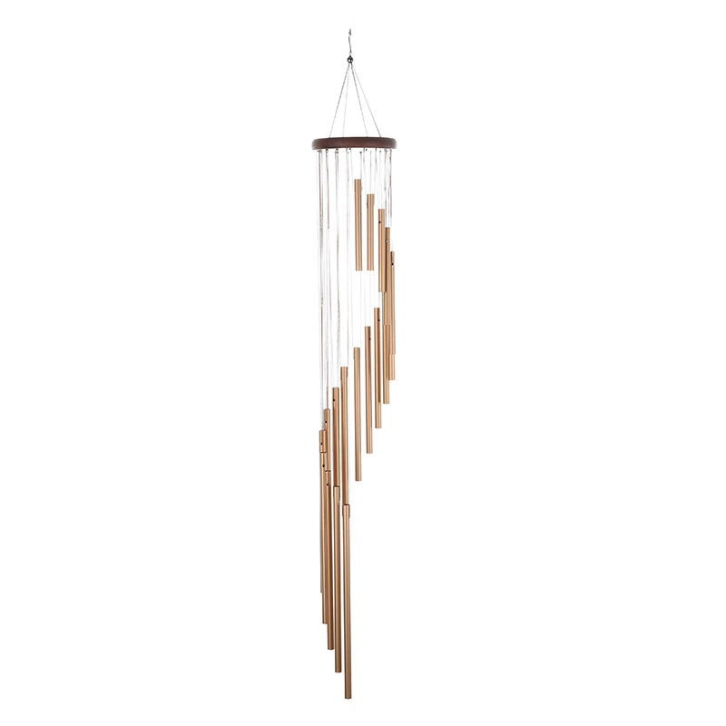  Rotating 35 Inch Outdoor Wind Chimes  With 18 Aluminium Tubes Manufactures
