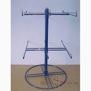  Wire Hooks Spinner Grocery 12 Pegs Countertop Display Rack Manufactures