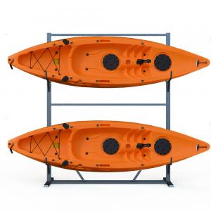  Iron Tube Kayak Storage Floor Standing Display Rack With 8 Metal Arms Manufactures