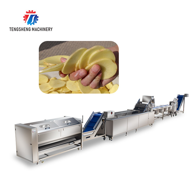  Vegetable Hair Roller Bubble Washing Selection Cutting Machine Production Line Manufactures