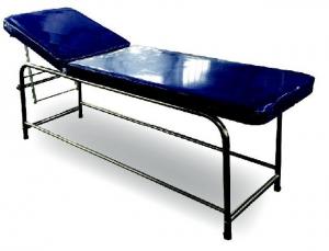  Stainless Steel Medical Examination Couch Blue Color Legs Fitted With PVC Stumps Manufactures