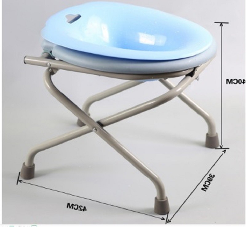 One Click Folding Common Sitting Adjustable Bath Seat High Carbon Steel Squat Free Manufactures
