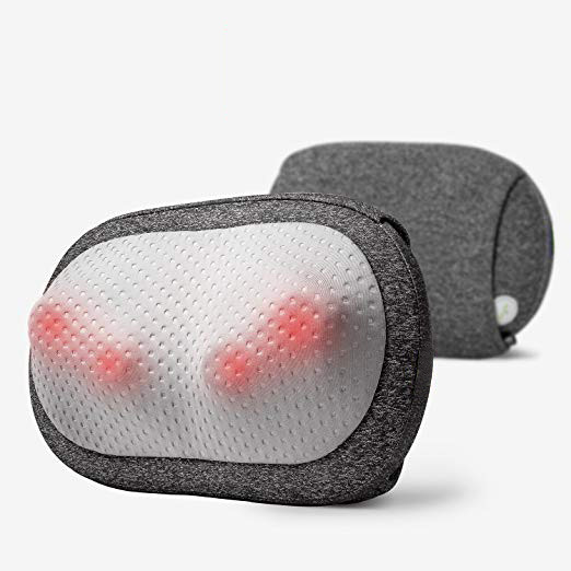  Back and Neck Massager Electric Massage Pillow with Heating PU Leather and Mesh Cover Manufactures