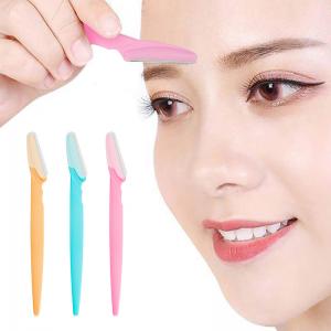  OEM Eyebrow Razor Brow Trimmer Makeup Shaver Tools Safe Shaping Design Knife Facial Hair Remover Pink Yellow Manufactures
