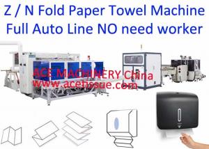  Full Automatic Paper Hand Towel Production Line With Auto Transfer To Packing Manufactures