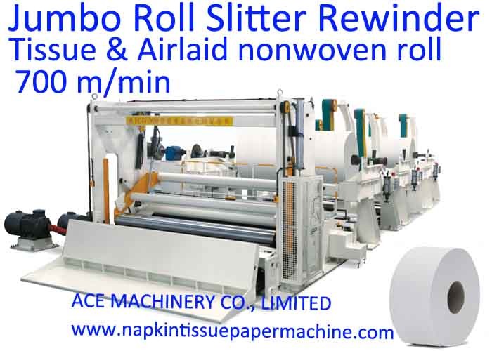  1500mm Large Reels 700 M/Min Maxi Jumbo Roll Tissue Machine Manufactures